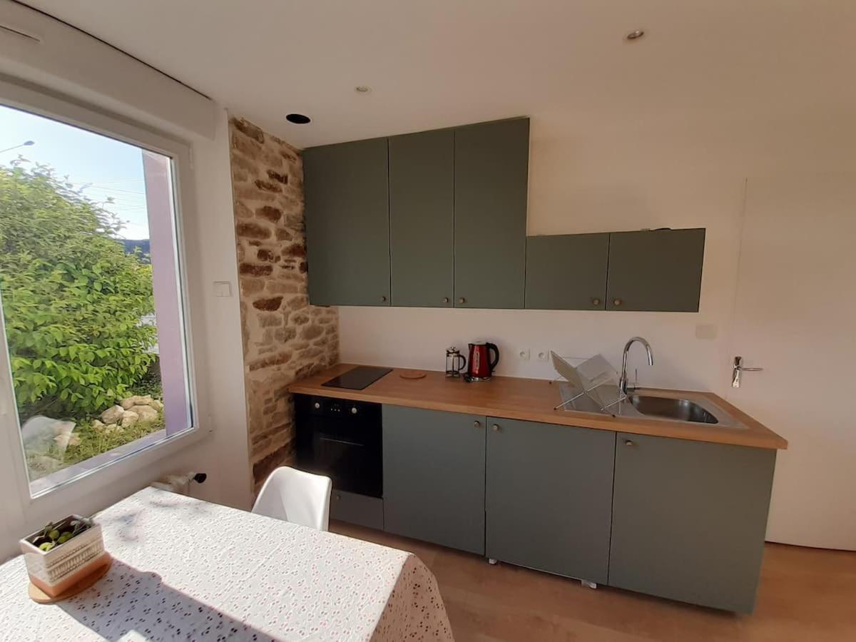 Superbe Studio, Avec Cuisine Et Espace Exterieur Плугерно Экстерьер фото
